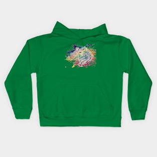 crayon zebra Kids Hoodie